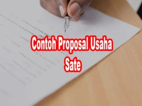 contoh proposal usaha sate