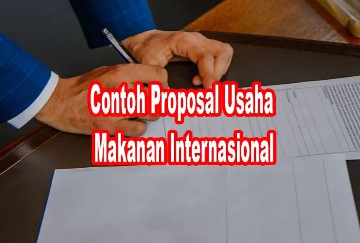 contoh proposal usaha makanan internasional