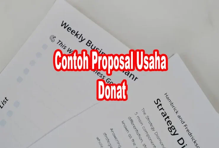 contoh proposal usaha donat