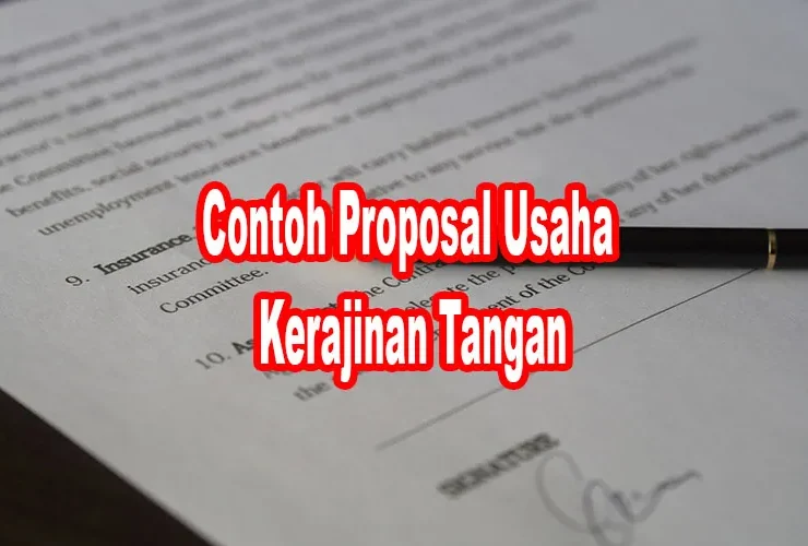 contoh proposal usaha kerajinan tangan